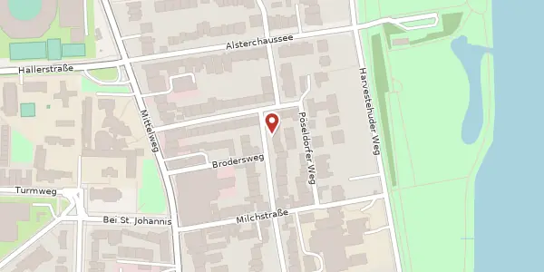 Karte der Umgebung von Magdalenenstraße 34, 20148 Hamburg