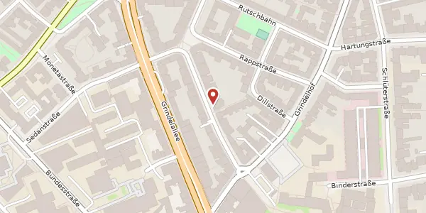 Karte der Umgebung von Bornstraße 6, 20146 Hamburg