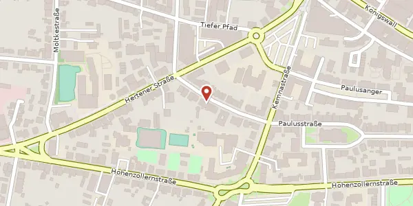 Karte der Umgebung von Paulusstr. 55, 45657 Recklinghausen