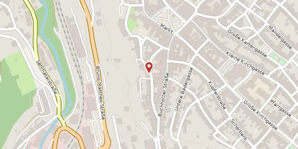 Karte der Umgebung von Johannisgasse 17 A, 09456 Annaberg-Buchholz