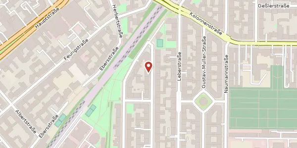 Karte der Umgebung von Gotenstraße 3, 10829 Berlin