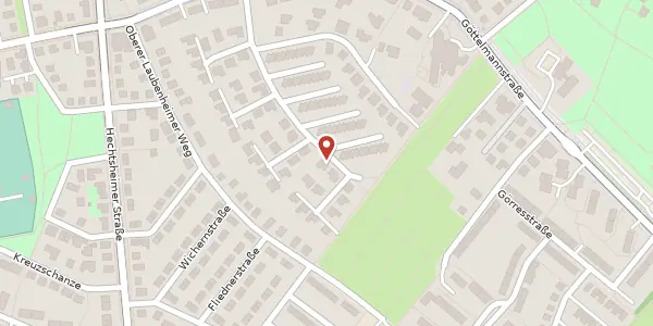 Karte der Umgebung von Weidmannstr. 21, 55131 Mainz