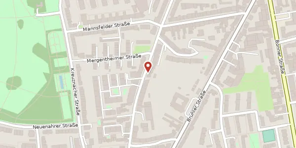 Karte der Umgebung von Raderberger Str. 129, 50968 Köln