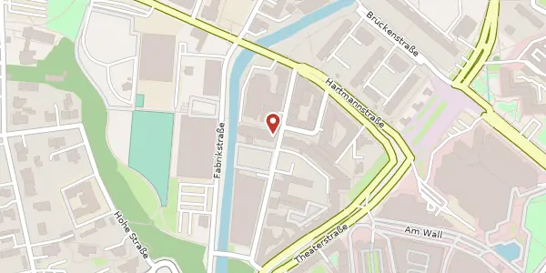 Karte der Umgebung von An der Markthalle 3 - 5, 09111 Chemnitz