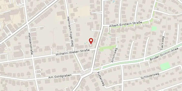 Karte der Umgebung von Wilhelm-Weber-Straße 39, 37073 Göttingen