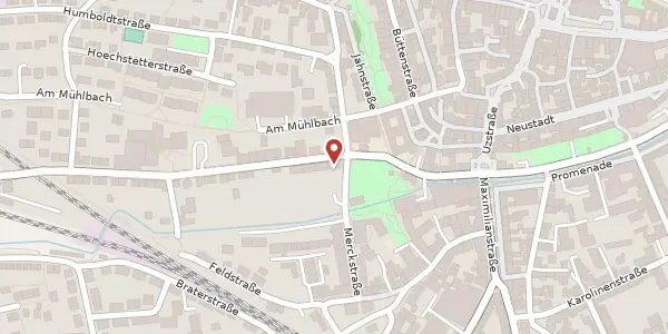Karte der Umgebung von Schalkhäuser Straße 17, 91522 Ansbach