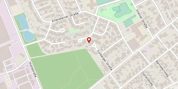 Karte der Umgebung von Kolbergstr. 18 a, 33415 Verl