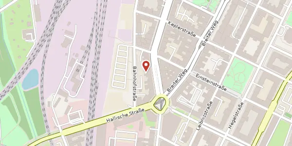 Karte der Umgebung von Otto-von-Guericke-Str. 54, 39104 Magdeburg