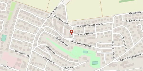 Karte der Umgebung von Bei den Linden 24, 89150 Laichingen