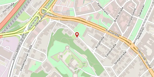 Karte der Umgebung von Am Sparrenberg 12, 33602 Bielefeld