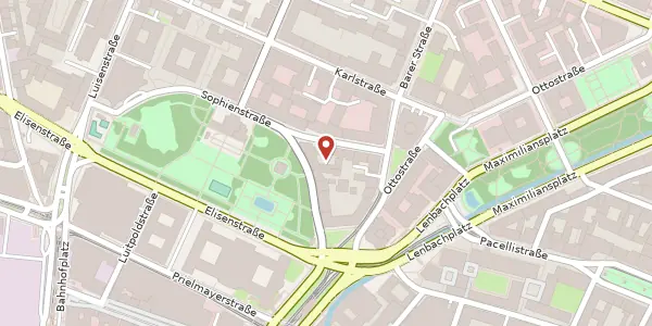 Karte der Umgebung von Sophienstr. 4, 80333 München