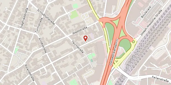 Karte der Umgebung von Friedrichstr. 53, 33615 Bielefeld