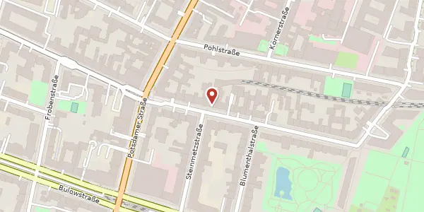 Karte der Umgebung von Kurfürstenstraße 23, 10785 Berlin