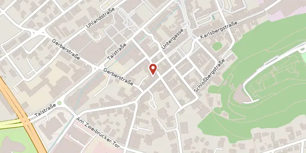 Karte der Umgebung von Saarbrücker Straße 15, 66424 Homburg
