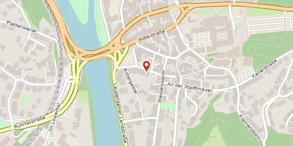 Karte der Umgebung von Rittergasse 10, 45239 Essen
