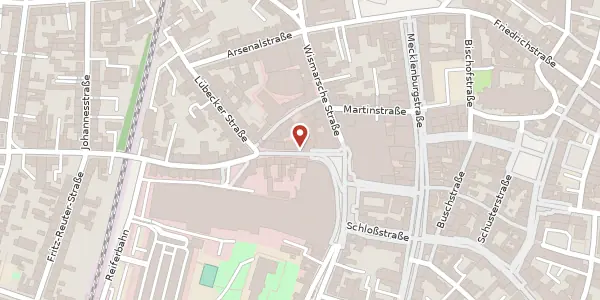 Karte der Umgebung von Lübecker Straße 5, 19053 Schwerin