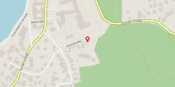 Karte der Umgebung von Olandsweg 3, 23714 Malente