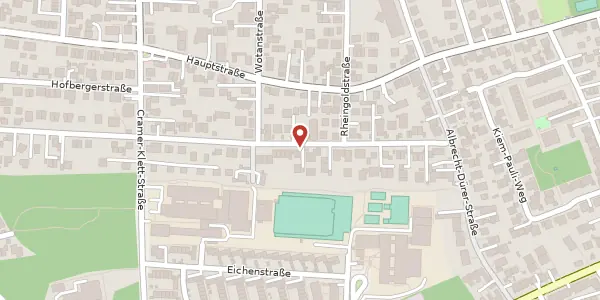 Karte der Umgebung von Kyffhäuserstr. 28 a, 85579 Neubiberg