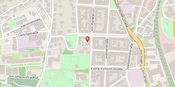 Karte der Umgebung von Am Planetarium 11, 07743 Jena