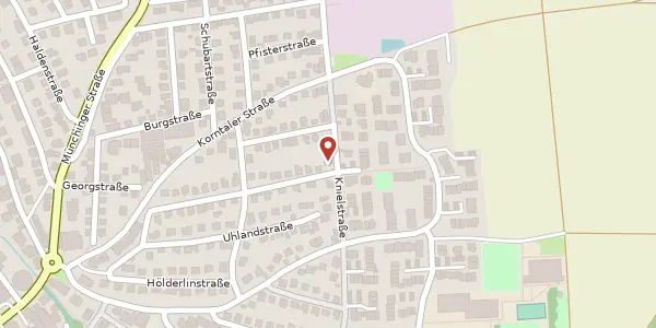 Karte der Umgebung von Jahnstraße 33, 71254 Ditzingen