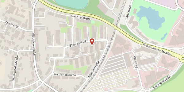 Karte der Umgebung von Bleichstr. 63, 40878 Ratingen