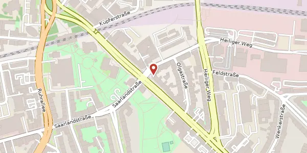 Karte der Umgebung von Märkische Str. 46, 44141 Dortmund