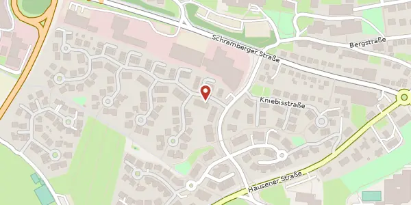 Karte der Umgebung von Belchenstraße 5, 78628 Rottweil