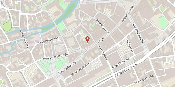 Karte der Umgebung von Anger 43, 99084 Erfurt