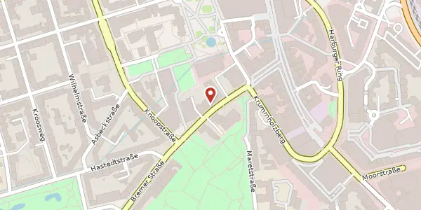 Karte der Umgebung von Bremer Straße 18, 21073 Hamburg