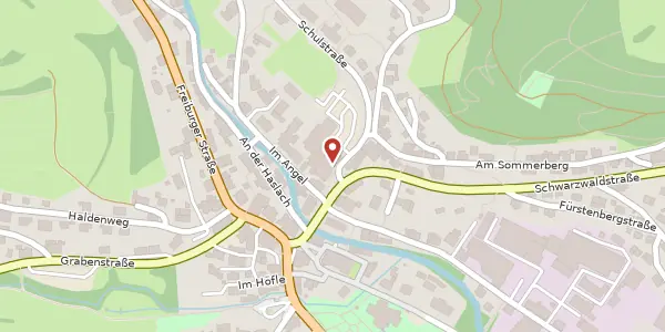 Karte der Umgebung von Schulstraße 2, 79853 Lenzkirch