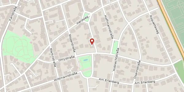 Karte der Umgebung von Niebergallweg 5, 64285 Darmstadt