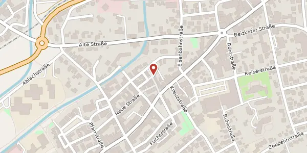 Karte der Umgebung von Schmiedgasse 1, 88512 Mengen