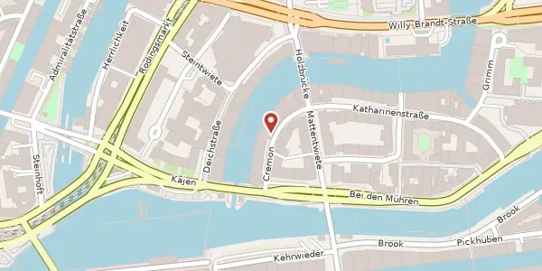 Karte der Umgebung von Cremon 32, 20457 Hamburg