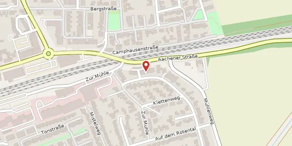 Karte der Umgebung von Angerweg 5, 50226 Frechen