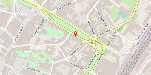 Karte der Umgebung von Christophstraße 10, 54290 Trier