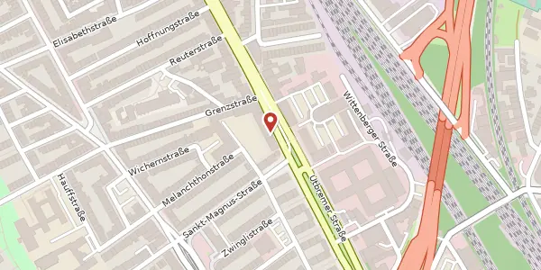 Karte der Umgebung von Utbremer Str. 127, 28217 Bremen