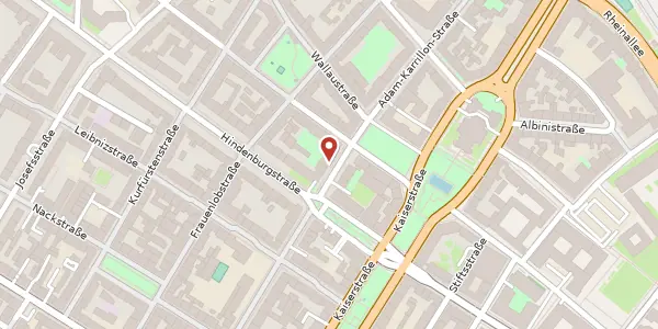 Karte der Umgebung von Adam-Karrillon-Str. 19, 55118 Mainz
