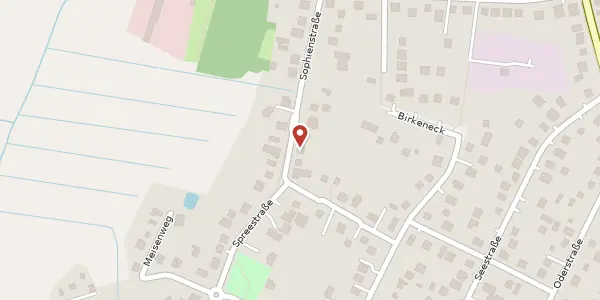 Karte der Umgebung von Spreestraße 62, 15370 Fredersdorf-Vogelsdorf