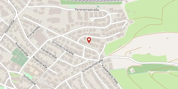 Karte der Umgebung von Nordhaldenstraße 43, 71384 Weinstadt