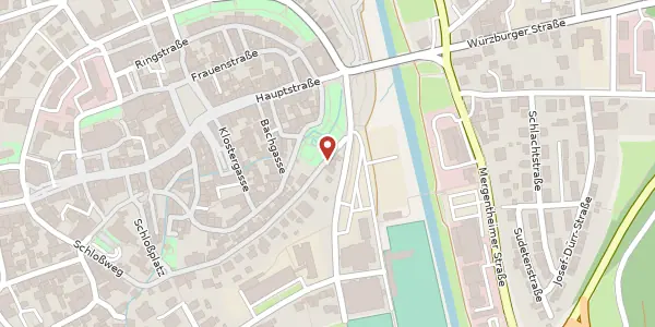 Karte der Umgebung von Grabenweg 1, 97941 Tauberbischofsheim