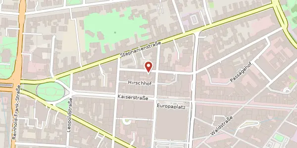 Karte der Umgebung von Akademiestraße 63, 76133 Karlsruhe