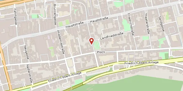 Karte der Umgebung von Märzgasse 18, 69117 Heidelberg