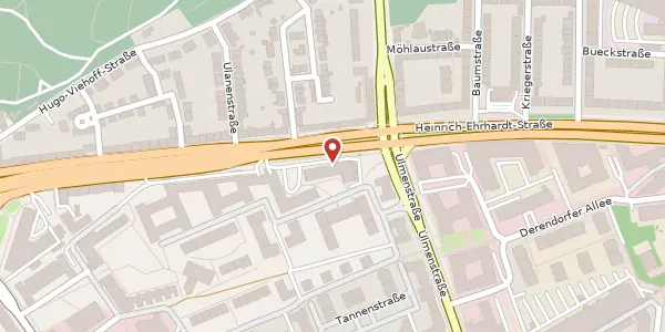 Karte der Umgebung von Johannstr. 39, 40476 Düsseldorf