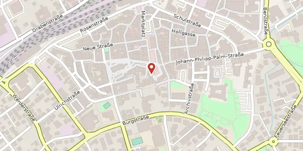 Karte der Umgebung von Oberer Marktplatz 6, 73614 Schorndorf