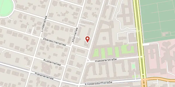 Karte der Umgebung von Soorstraße 14, 14050 Berlin