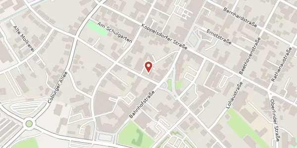 Karte der Umgebung von Bismarckstraße 37, 96515 Sonneberg