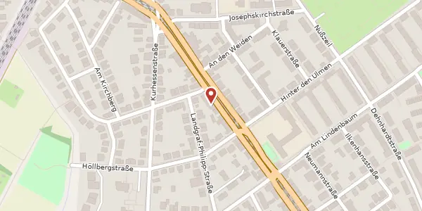 Karte der Umgebung von Eschersheimer Landstr. 563, 60431 Frankfurt