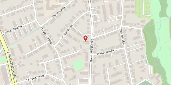 Karte der Umgebung von Horstheider Weg 39, 33613 Bielefeld