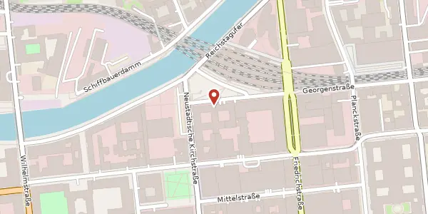 Karte der Umgebung von Georgenstraße 22, 10117 Berlin