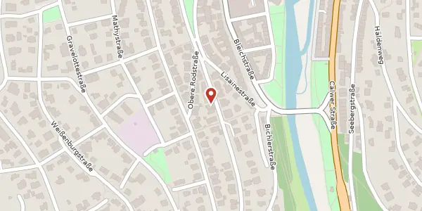 Karte der Umgebung von Lameystraße 48, 75173 Pforzheim